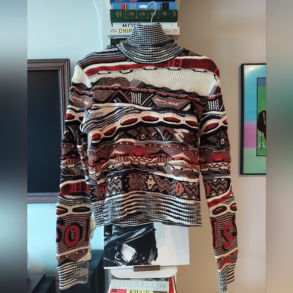 Missoni Sweaters - Mission Brown And White Sweater